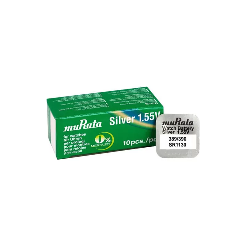 Baterii Murata 389, SR1130 oxid de argint