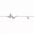 Bratara din argint 925 model fluturi