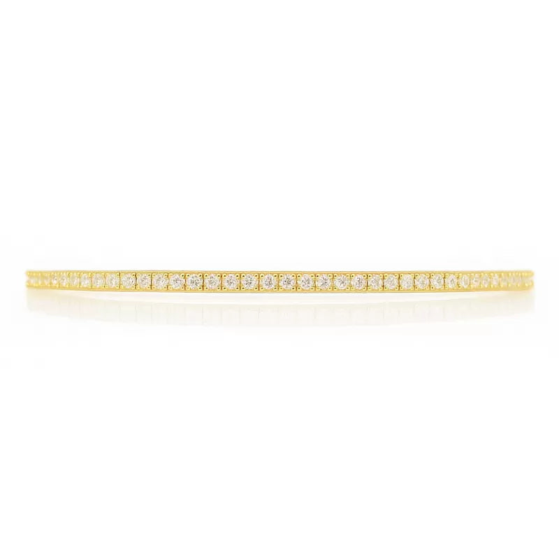 Bratara Tennis din argint 925 placata cu aur