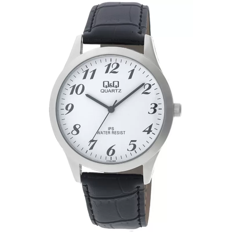 Ceas barbatesc, curea neagra, Q&Q C152J304Y