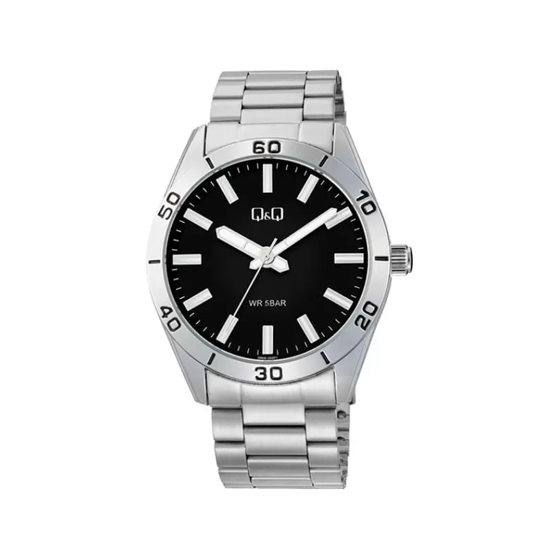 Ceas barbatesc Q&Q argintiu, Q86B-002PY