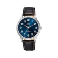 Ceas barbatesc Q&Q clasic, ecran albastru, curea neagra, C214J315Y