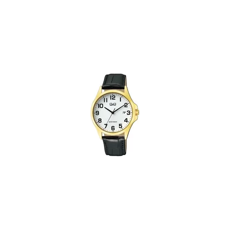 Ceas barbatesc Q&Q, curea neagra, QA06J104Y