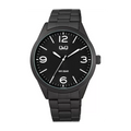 Ceas barbatesc Q&Q negru, mecanism quartz, Q77B-001PY