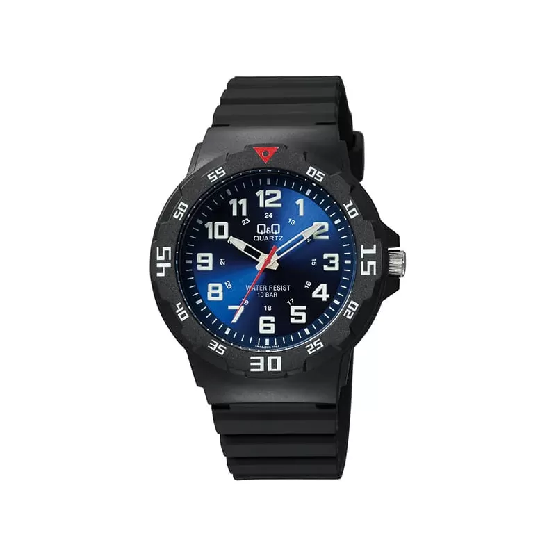 Ceas barbatesc, sport, Q&Q, ecran albastru, VR18J005Y