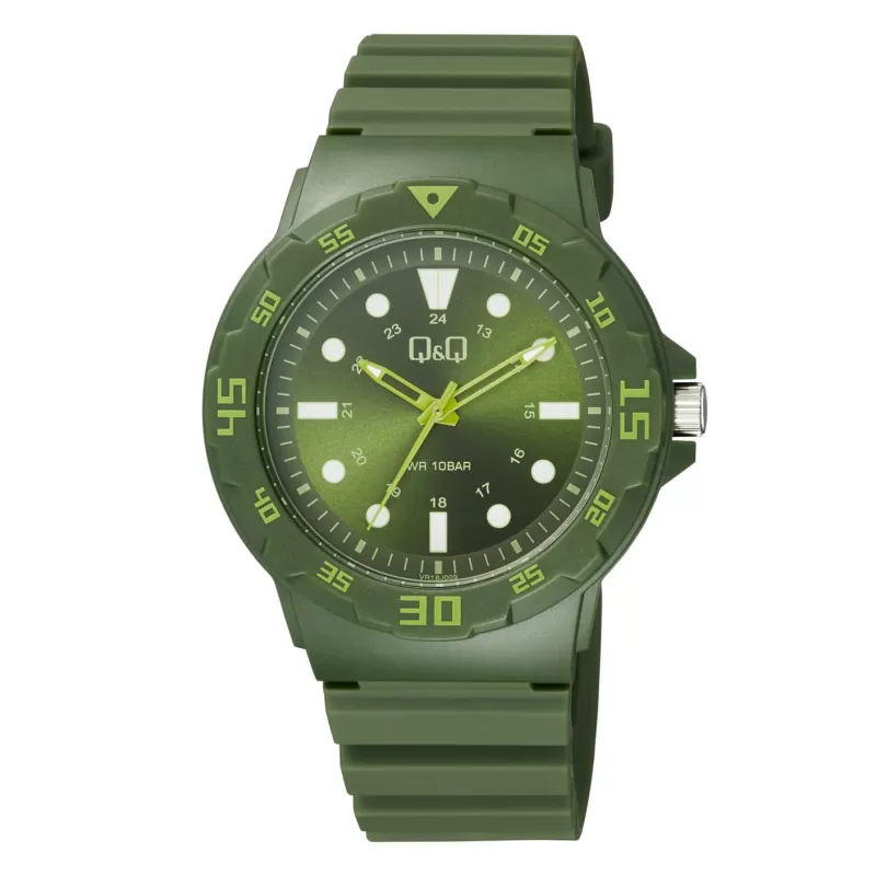 Ceas barbatesc, verde, sport, Q&Q VR18J009Y
