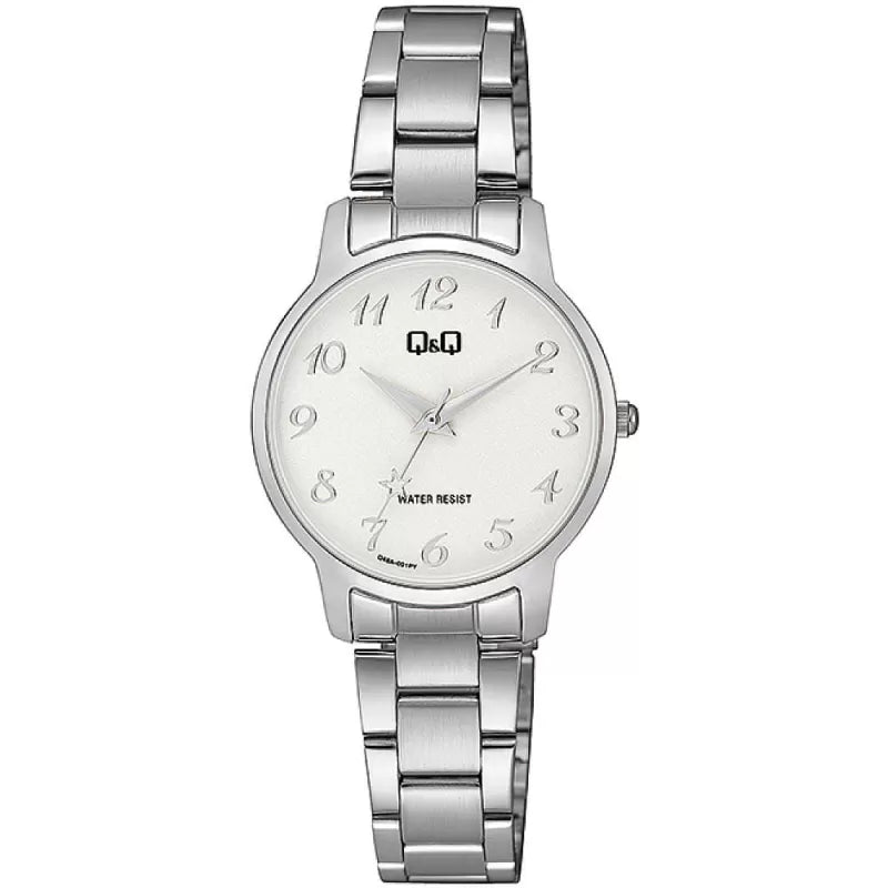 Ceas de dama elegant, argintiu, Q&Q Q48A-001PY