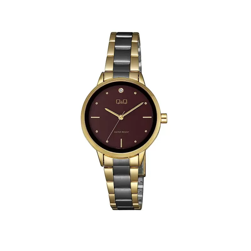 Ceas de dama, elegant, Q&Q, bicolor, QB97J422Y