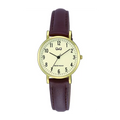 Ceas de dama Q&Q clasic, maro, C66A-001PY