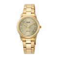 Ceas de femei, auriu , Q&Q C09A-026PY