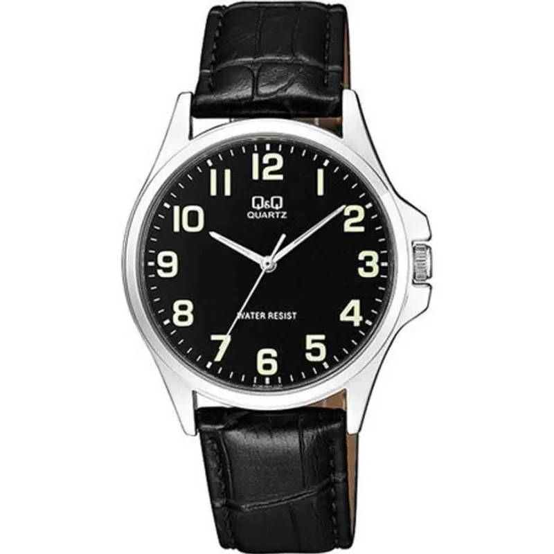 Ceas barbatesc Q&Q, curea neagra, QA06J305Y