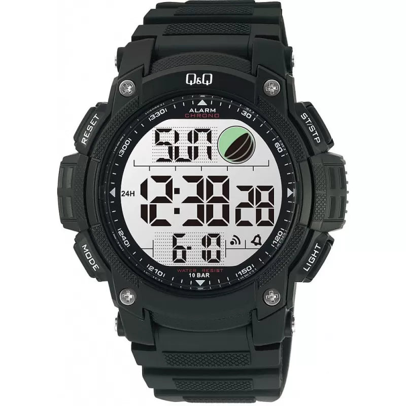 Ceas de mana barbatesc, electronic Q&Q M119J001Y