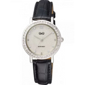 Ceas de mana Q&Q QB45J301Y, cadran alb