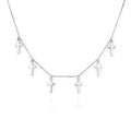 Colier din argint 925 cu pandantive cruce