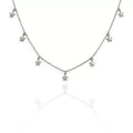 Colier din argint 925 cu pandantive stele