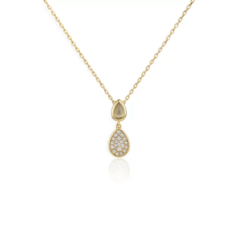 Colier din argint 925 placat cu aur
