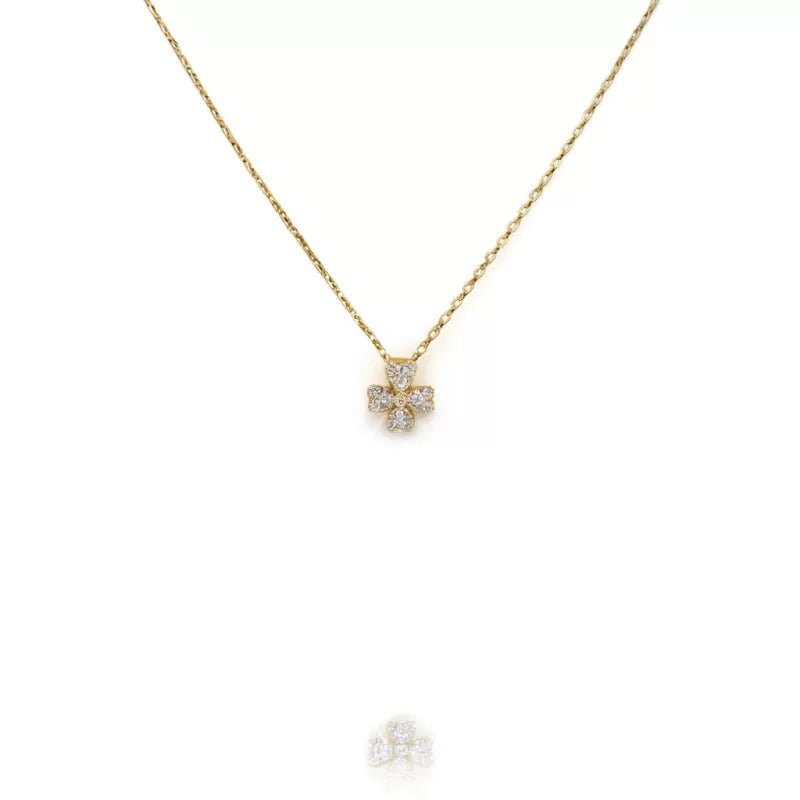 Colier din argint 925 placat cu aur