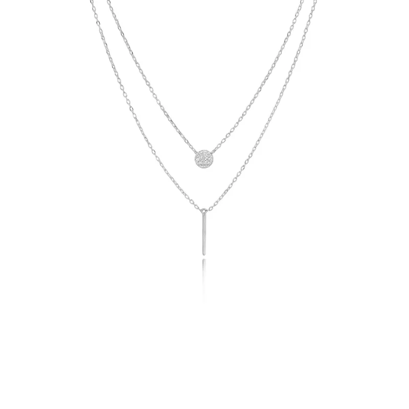 Colier dublu din argint 925