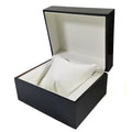 Cutie depozitare ceas neagra cu interior alb