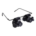 Ochelari cu lupe si lumina, 20X, ceasornicarie, bijuterie