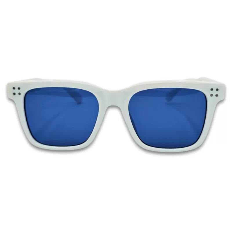 Ochelari de soare unisex Matteo Ferari, rama alba
