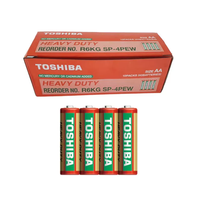 Set 40 baterii Toshiba AA Heavy Duty