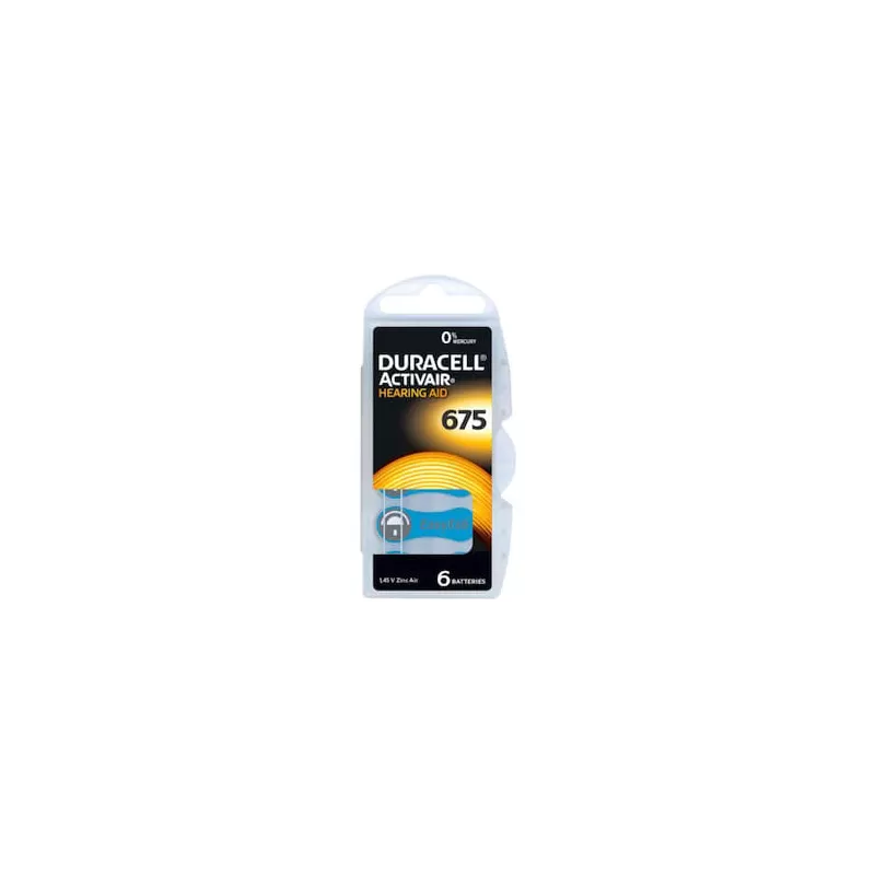 Set baterii auditive Duracell 675